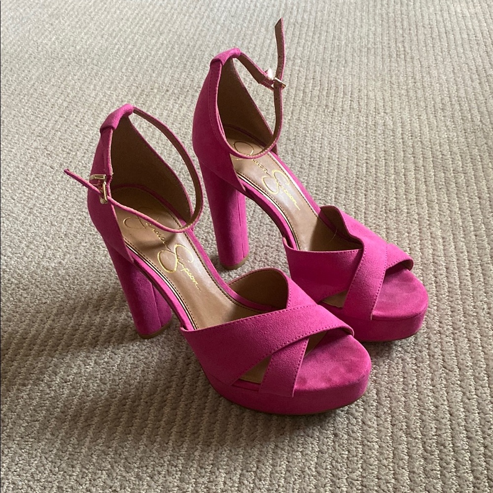 Pink Platform Heels